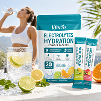 Sachet de poudre d'électrolytes personnalisé, mélange de boisson hydratante pour l'énergie sportive, OEM, marque privée
