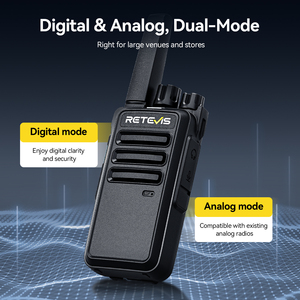 10 radios digitales DMR bidireccionales, paquete múltiple, sin licencia, FRS PMR446, walkie-talkies, juego de radios, cargador múltiple, RT68D RT668D, 2000mAh, >20H - Product Image 2