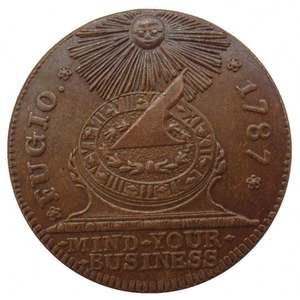 批发定制美国一分钱 “富吉奥一分钱” 1787铜复制装饰纪念币 - Product Image 6