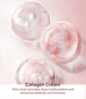 Crema de colágeno OEM/ODM, crema de colágeno elástica y Reafirmante de 50ml para hidratación y alivio de arrugas para el cuidado facial de las mujeres