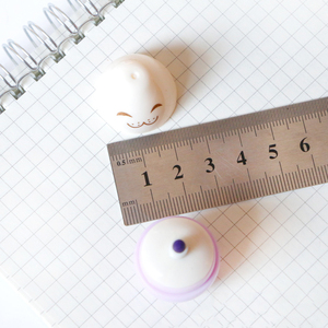 Juego de Bolígrafos Fluorescentes Creativos Kawaii, Mini Bolígrafos Marcadores de Colores Pastel con Expresiones de Huevos - Product Image 2