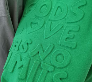 Camiseta Moderna para Hombre, con Estampado 3D en Relieve, Talla Grande, Algodón Grueso, Diseño Gráfico Personalizado, con Logotipo - Product Image 4