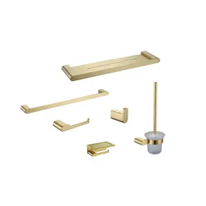 איטליה יוקרה מודרני אביזרי אמבטיה צלחת כביסה נוזל סבון נירוסטה סלון מגבת מדף - Product Image 1