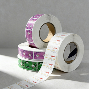 Adesivi in <span class=keywords><strong>PVC</strong></span> Personalizzati con Logo, <span class=keywords><strong>Etichette</strong></span> Autoadesive Impermeabili Rotonde per Imballaggio, Adesivi Fustellati - Product Image 2