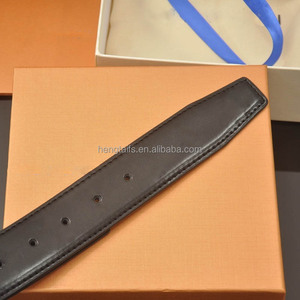 Confezione regalo nuova cintura da <span class=keywords><strong>uomo</strong></span> Versatile cintura con fibbia liscia da <span class=keywords><strong>uomo</strong></span> - Product Image 4