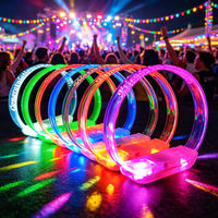 Bracelets lumineux LED en gros pour concerts, festivals, fêtes, événements nocturnes