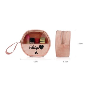 Commodious PU lục giác PVC mỹ phẩm Pouch dễ dàng masterful vệ sinh cá nhân Túi vô lượng trang điểm Kit với dây đeo cho cuộc hành trình dài - Product Image 5