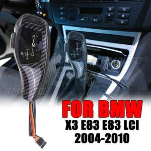 LED Manual <b>Gear</b> <b>Knob</b> Stick Lever Automatic <b>Gear</b> Head <b>Knob</b> for BMW 2004-2010 X3 E83 E83 LCI LHD 83mm - Product Image 1