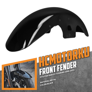 Guardabarros Delantero de 19'' para Harley Touring <span class=keywords><strong>Electra</strong></span> <span class=keywords><strong>Glide</strong></span> Road King FLHTK FLHR <span class=keywords><strong>CVO</strong></span> 1988-2023 - Product Image 2