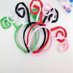 Serre-têtes fantaisie en velours avec antennes noires, coccinelle et luciole, accessoires de déguisement d'Halloween - Product Image 6