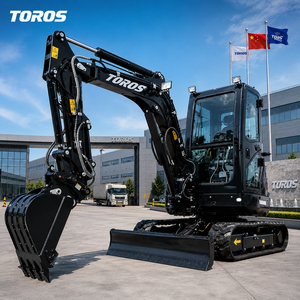 รถขุดขนาดเล็ก TOROS 3.5 ตัน รุ่นขายดี พร้อมเครื่องยนต์มาตรฐาน CE EPA 5 สำหรับงานฟาร์ม สวนผลไม้ และก่อสร้าง - Product Image 1