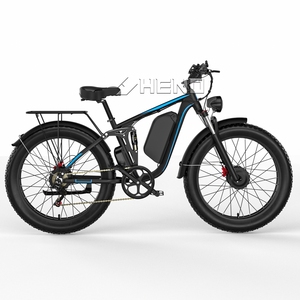 Bicicleta Eléctrica de 26 Pulgadas con Llantas Gruesas, Bicicleta Híbrida para Ciudad y Carretera - Product Image 1