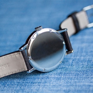 นาฬิกาข้อมือผู้ชายอัตโนมัติ Luxury <span class=keywords><strong>Seagull</strong></span> <span class=keywords><strong>1963</strong></span> สแตนเลสสตีล สายหนัง หน้าปัดแบบกำหนดเอง กันน้ำ 5ATM พร้อมฟังก์ชันวันที่อัตโนมัติ HAIOU - Product Image 4