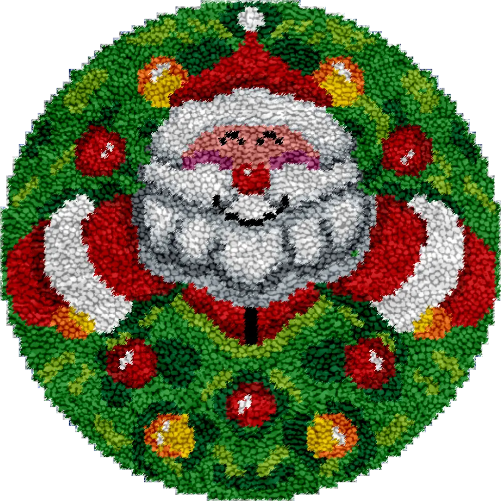 2023 New Santa Croche ting Teppich Teppich Kissen Matte Häkeln Tapisserie Sofa Dekor Riegel Haken für Anfänger