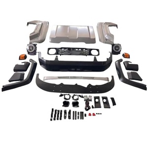 Kit Completo de Conversión de Carrocería Frontal para <span class=keywords><strong>Toyota</strong></span> <span class=keywords><strong>Land</strong></span> <span class=keywords><strong>Cruiser</strong></span> Serie 76 79 1999-2022, Actualización al <span class=keywords><strong>Nuevo</strong></span> Estilo Retro 2023-2026+ - Product Image 2