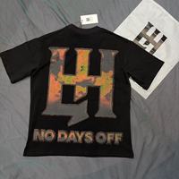 T-Shirt Homme de Marque Luxe de Designer Haute Qualité « Life Hustlers » Imprimé Ange, Top Décontracté Streetwear LH pour Homme, Vente en Gros