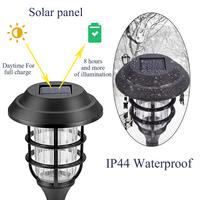 Éclairage blanc chaud Offres Spéciales actionné solaire de paysage de lumière de jardin de LED avec le corps imperméable IP65 certifié par ROHS