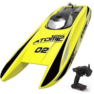 792-4 <span class=keywords><strong>Barco</strong></span> de <span class=keywords><strong>Control</strong></span> <span class=keywords><strong>remoto</strong></span> de carreras de Lago de alta velocidad Super RC <span class=keywords><strong>barco</strong></span> juguetes 2,4 GHz atómico 40mph plástico eléctrico intermedio 4 canales - Product Image 2