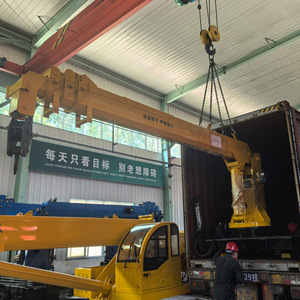 Grue de pont de <span class=keywords><strong>navire</strong></span> télescopique hydraulique marine ZONGTU, à moteur, pour chargement/déchargement de conteneurs, 1-10 tonnes, directement de l'usine - Product Image 4