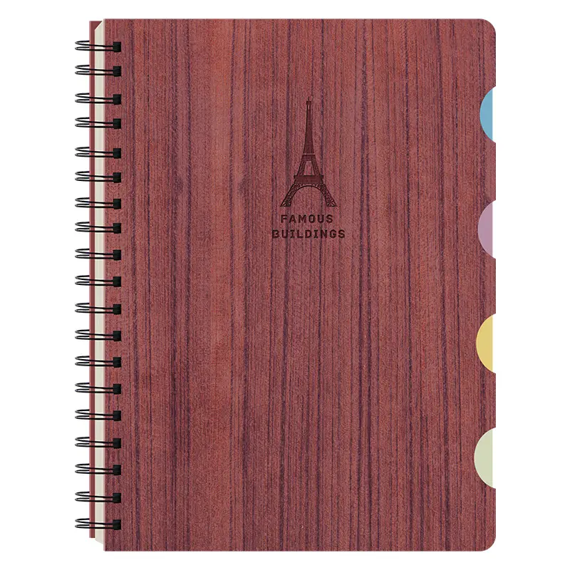 Campione gratuito 2024 personalizzato cartonato A5 Life Journal Notebook stampato diario Planner stampa