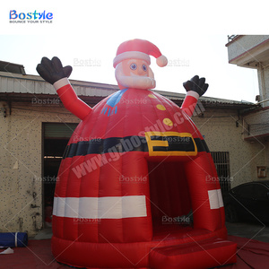 Castillo Inflable Comercial de Santa Claus para Navidad, Castillo Hinchable Gigante con Temática de Santa Claus para <span class=keywords><strong>Alquiler</strong></span> en Fiestas Navideñas - Product Image 3