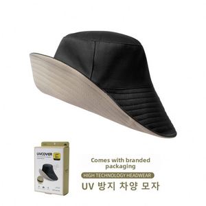 Chapeau de pêcheur double face de style japonais Uvcut pour femmes, anti-UV UPF 50+, imperméable, pare-soleil, chapeau d'extérieur - Product Image 3