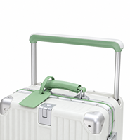 Valise à roulettes en aluminium, unisexe, légère, moderne, en polyester, ensemble de bagages, vente chaude d'usine OEM