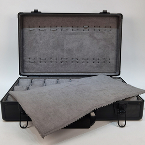 Hot bán trong kho 24 Khe Cắm sang trọng hiển thị truy cập lưu trữ đồ trang sức hộp đồng hồ du lịch trường hợp - Product Image 4