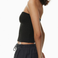 OEM Custom Manufacturers Hot Stretchy Baumwolle Strick Fit Jersey Tube Top mit Anti-Rutsch-Streifen für Frauen
