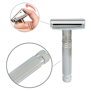 Dao cạo an toàn lưỡi kép có thể điều chỉnh dành cho nam giới, chất lượng cao nhất, dùng để cạo ria mép - Product Image 5
