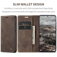 Funda de Cuero PU con Ranuras para Tarjetas, Tipo Flip, para Xiaomi 17 Ultra, 15T, 17T Pro, para POCO X6, X7 Pro, F5, F7, Antigolpes, con Compartimento para Efectivo