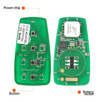 Clé intelligente programmable Autel IKEY AT004CL, style standard, 4 boutons, télécommandes universelles pour voitures, pour remplacement