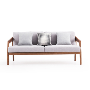 Nordico in legno massello Chaise Longue semplice tessuto moderno divano reclinabile originale colore legno fabbrica diretta <span class=keywords><strong>soggiorno</strong></span> mobili - Product Image 3
