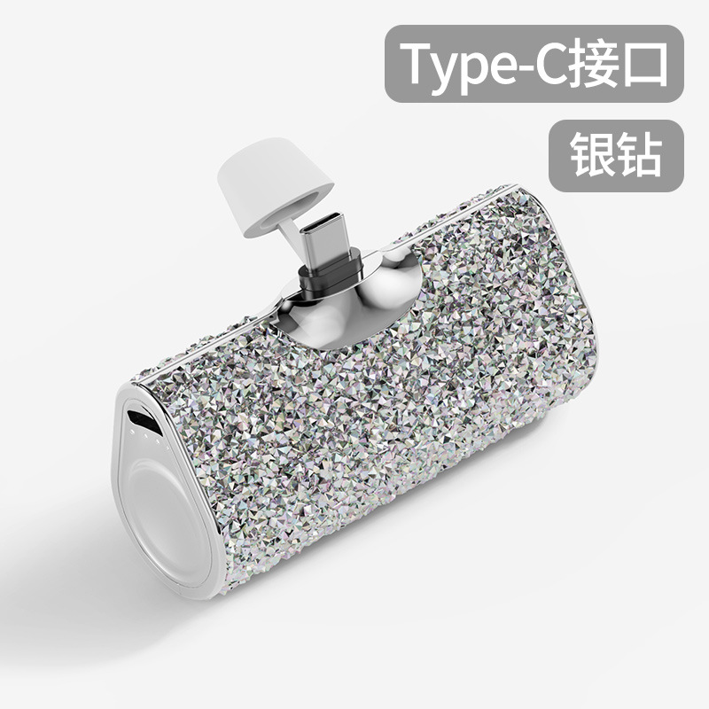 Argent Diamant Pour Type-c