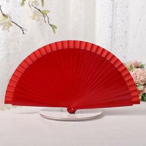 Éventail pliable en bambou style vintage japonais, peint à la main, portable, artisanal pour femme, motif vague, style rétro - Product Image 5