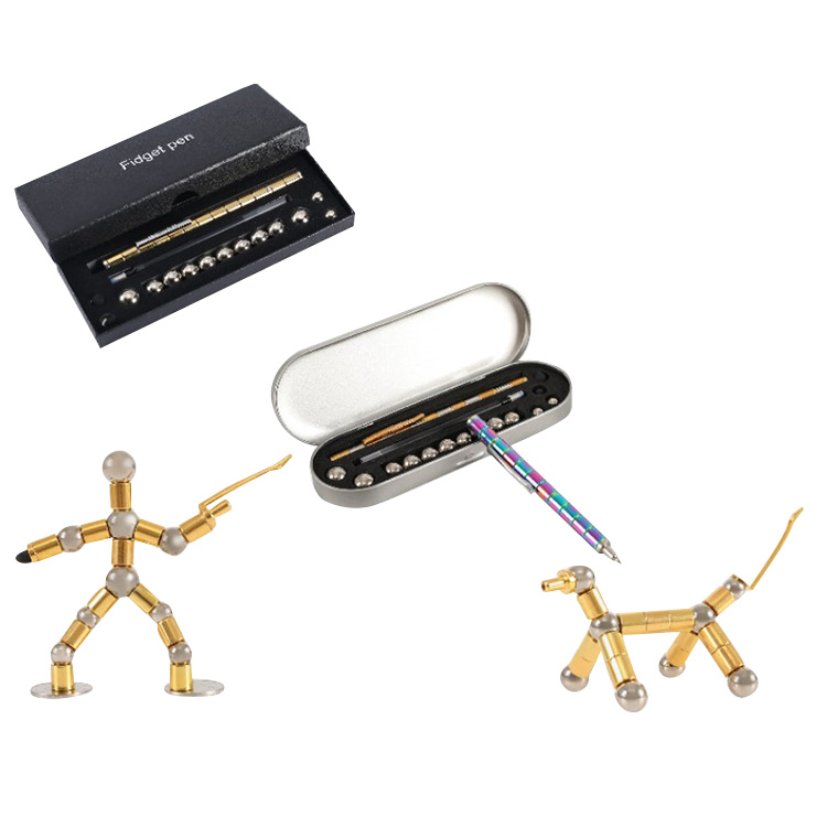 Новинка, Лидер продаж, рекламная оригинальная шариковая ручка, магнитная многофункциональная ручка-антистресс