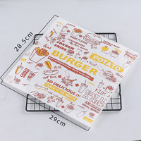 Customizable Greaseproof Pulp Baking Paper for Wrapping Foods Hamburger Manufactured Chemical Pulp Paperboard Print Experts