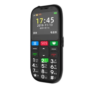 Telefone de 2.4 polegadas com fonte grande, novo celular para idosos
