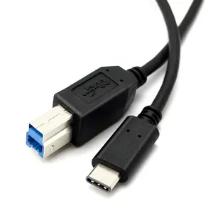 Câble d'imprimante de vente directe d'usine USB C vers USB 3.0 câble d'imprimante mâle Micro B