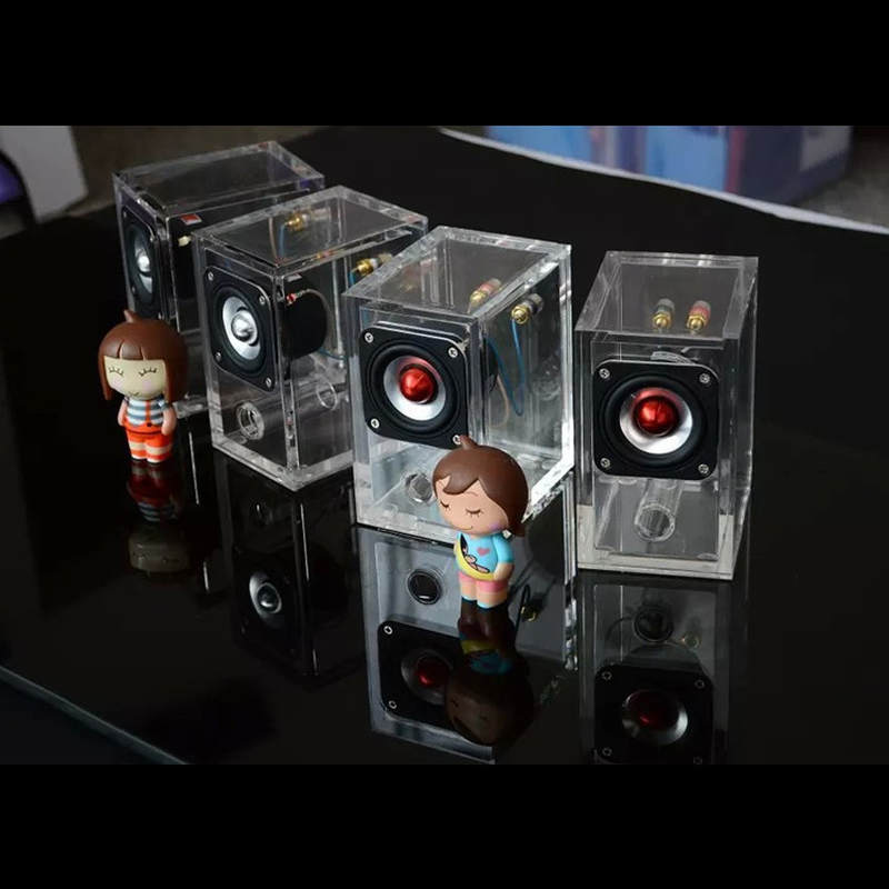 Clear Acrylic Translucent Car Subwoofer Enclosure Box - Oem Welcome