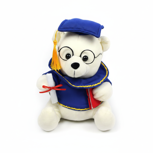 48 pièces/CS Ours de graduation blancs de 9 pouces, jouets promotionnels, modèle 83846 - Product Image 2
