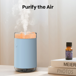 Humidificador de aire con piedra de cristal para dormitorio, lámpara de sal, humidificador de aire de 260Ml, hisopo de algodón, venta al por mayor - Product Image 2