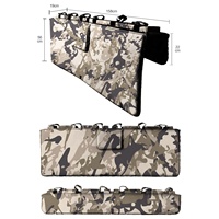 Porte-vélo 5-Style Sport avec dessus en PVC et fond en flanelle pour accessoire extérieur de protection de hayon de camion