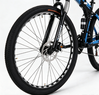Vélo de montagne pour adultes et enfants, vélo tout-terrain à double amortissement et freins à disque, vélo de cyclisme pour jeunes