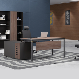 Mesa de oficina moderna para personal ejecutivo, escritorio de negocios para el hogar a precio de fábrica con función extensible - Product Image 3