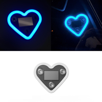 Lampe LED néon triangulaire à adsorption solaire pour intérieur de voiture, éclairage d'ambiance, best-seller