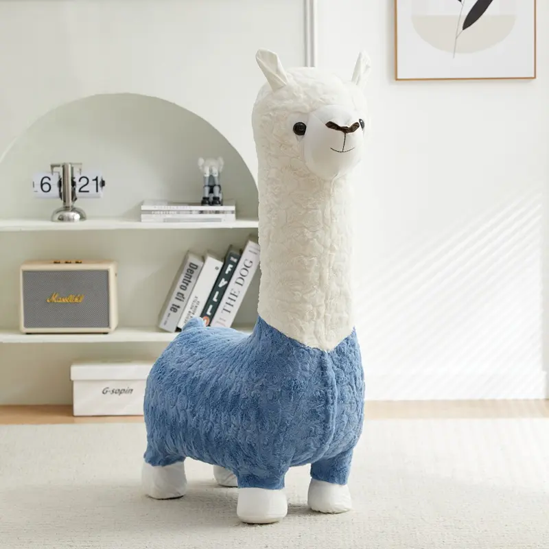Hot Sale Alpaca Chairs Lazy Leisure Chair For Children's room Tufted Wholesale Single Chair