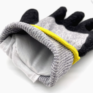 Nmshield A4 thép không gỉ kim găng tay chống cắt cấp <span class=keywords><strong>5</strong></span> Găng tay an toàn cho công trình xây dựng XL Kích thước vật liệu Nitrile - Product Image 2