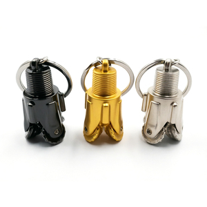 Новинка: Высококачественный брелок из цинкового сплава с 3D-эффектом, имитирующий буровое долото, с вращающимися конусами, модный подарок-сувенир - Product Image 2