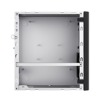 Boîtier PC Mini ITX portable de bureau SOHOO 4L avec alimentation flexible, mini station de travail en plastique